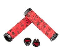 Cinelli Mike Giant Art Lock-On Handlebar Grips, Red Velvet, One Size