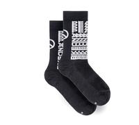 Cinelli Peace Socks - Black/White (S-M) Size: S-M