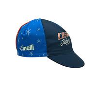 Cinelli Sergio Mora Cosmic Riders Cycling Cap, Blue, One Size