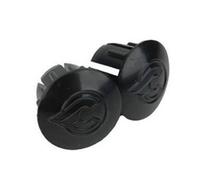 Cinelli Winged C Bar End Plugs - Black Black