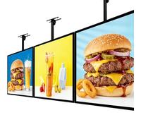 Cinema Light Box LED Display Screen - High Luminance, Slim Profile, Wall Or Ceiling Mount With Tilt Function, Magnetic Poster Change For Movie Theaters & Lobbies(3PCS,40 * 60cm)