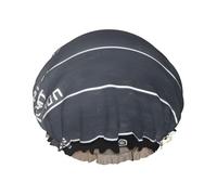 Cinema Movie Clapboard And Popcorn Print Shower Cap - Double Layer, Breathable, Adjustable Elastic Strap, Durable Travel Essentials