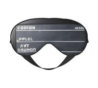 Cinema Movie Clapboard and Popcorn Print Sleep Eye Smask with Strap Eye Shade for Travel Nap Meditation