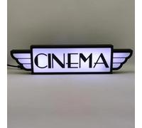 Cinema RGB LED Neon Lightbox Dimmable Wall Mountable Pulsing Studio Warning Sign for Cinema Libraries Cafes Home Company Bar Wall Decor USB Powered