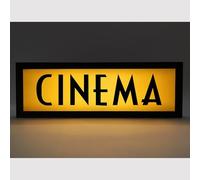CINEMA RGB LED Neon Lightbox with Remote Control Professional Studio Podcast Radio Lights Sign for Cinema Cafes Home Wall Decor USB Powered
