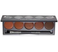 Cinema Secrets Ultimate Foundation 5-in1 Palette - Deep Red Undertones,100 series, Buildable Coverage, Long-Wear Matte Finish, Paraben-Free, Color Correct, Contour & Highlight