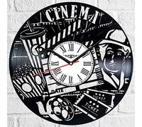 Cinema Vinyl Record Wall Clock Retro style Wall clock Silent Home Decor Unique Art Special Home Accessories Creative Personality Gift