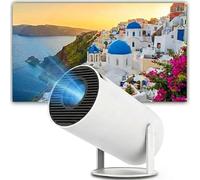 Cinemaster Pro - 4k Smart Projector,130" Giant Screen Home Cinema,With Wifi/Bluetooth/Usb/Hdmi,180° Flexible Projection,Hifi Stereo Sound,Ultra-Portable Design,Ultra Hd,Ideal For Movies,Gaming (A)