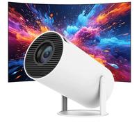 Cinemaster Pro - 4k Smart Projector,130" Giant Screen Home Cinema,With Wifi/Bluetooth/Usb/Hdmi,180° Flexible Projection,Hifi Stereo Sound,Ultra-Portable Design,Ultra Hd,Ideal For Movies,Gaming (A)