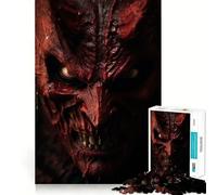 Cinematic Devil Puzzle for Teenagers 1000 Pieces Tension Relief Firm Edge Playful Challenge Home Decor (38x26cm)