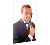 Cinematic James Bond Movie & TV Canvas Prints - Iconic Poster Wall Art for Home Cinema, Office, Bedroom Large (41 x 30 cm - 16" x 12" inch)