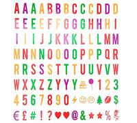 Cinematic Light up Sign Extra Letter Packs Cinema Style for A4 Light box (104pcs color)