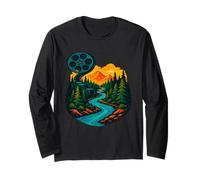 Cinematic River Journey Design Long Sleeve T-Shirt