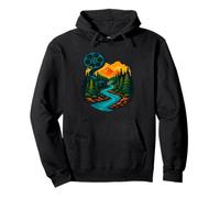 Cinematic River Journey Design Pullover Hoodie