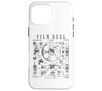 Cinematography Movie Film Reel Camera Vintage Patent Print Case for iPhone 16 Pro Max