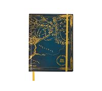Cinereplicas Der Herr der Ringe - Mittelerde Hardcover Notizbuch mit faltbarer Karte 160p 14.5 * 21cm - Official License