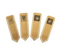 Cinereplicas Game of Thrones - Set of 4 Metal Targaryen, Stark, Lannister and Baratheon Bookmarks 10 * 3cm Each - Official License
