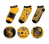 Cinereplicas Harry Potter - Ankle Socks (Set of 3) Gryffindor/Hufflepuff/Ravenclaw/Slytherin - Official License
