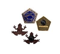 Cinereplicas Harry Potter - Chocolate Frog Brooch - 3 * 3 cm - Officially Licensed, Box: 3 * 3cm Chocolate Frog: 3 * 2.3cm, Zinc