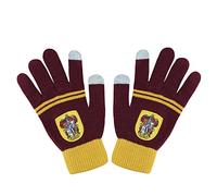 Cinereplicas - Harry Potter - Gloves - Magic Touchscreen - Officially Licensed - Adult - Gryffindor - Bright Red & Yellow