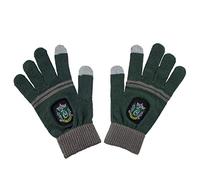 Cinereplicas - Harry Potter - Gloves - Magic Touchscreen - Officially Licensed - Adult - Slytherin - Green & Grey