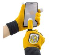 Cinereplicas - Harry Potter - Gloves Magic Touchscreen - Officially licensed - Hufflepuff - Yellow & black
