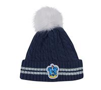 Cinereplicas - Harry Potter - Pom Pom Beanie - Officially licensed - Ravenclaw - Blue & Grey
