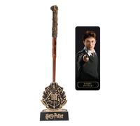 Cinereplicas Harry Potter présentoir sets stylo à bille et porte plume baguette