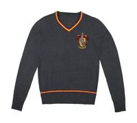 Cinereplicas - Harry Potter - Pull Hogwarts - V-Neck Grey - Gryffindor - Small