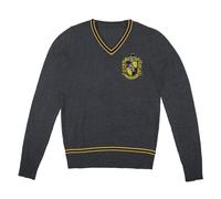 Cinereplicas - Harry Potter - Pull Hogwarts - V-Neck Grey - Hufflepuff - Large H