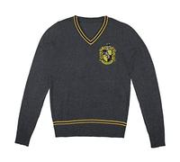Cinereplicas - Harry Potter - Pull Hogwarts - V-Neck Grey - Hufflepuff - XS Kids