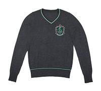 Cinereplicas - Harry Potter - Pull Hogwarts - V-Neck Grey - Slytherin - Large