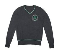 Cinereplicas - Harry Potter - Pull Hogwarts - V-Neck Grey - Slytherin - Medium