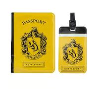 Cinereplicas Harry Potter - Set of Tag & Passport Cover Hufflepuff - Official License