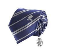 Cinereplicas Harry Potter Ravenclaw Tie with Pin - Deluxe, Officially Licensed, 100% Microfiber