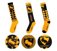 Cinereplicas Hufflepuff High Top Long Socks 3 Pairs