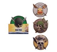 Cinereplicas One Piece - Set of 4 Coasters - Characters 2 - Official License