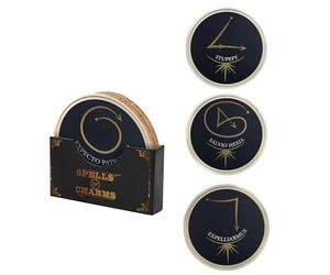 Cinereplicas Spell & Charm Harry Potter Coaster Set 4-Piece