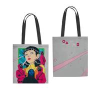 Cinereplicas Squid Game - Squid Game Cloth Bag - 42 * 38cm - Officially Licensed, Squid Game, 42 x 38 x 0.5 cm