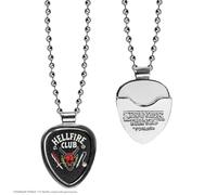 Cinereplicas Stranger Things - Eddie Munson Interchangeable Necklace - Official Licensed Product - Standard - Stainless Steel - Cubic Zirconia, Stainless Steel - Cubic Zirconia, Estándar, Stainless