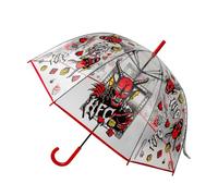 Cinereplicas Stranger Things - Hellfire Club Transparent Umbrella - Lightweight & Rain Protection - Open Diameter: 86cm, Height: 83cm - Official License