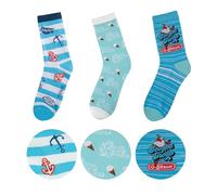 Cinereplicas Stranger Things - Set of 3 Socks One Size - Official License, Blue, One Size