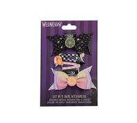 Cinereplicas Wednesday - Set of 4 Hair Clips - Official License