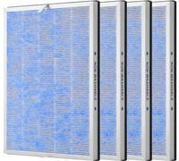 CINETURE MSA3 True HEPA Filter Replacement Compatible with MSA3/MSA3S Air Purifier 3-in-1 (4 Pack)