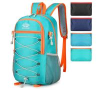 CINGHI LUSSO 25L Travel Backpack Foldable Rucksack for Men Women Ultra Lightweight Backpack for Travelling Camping Hiking Outdoor Bag Small Backpacks Waterproof Back Pack (Green)