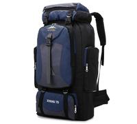 CINGHI LUSSO Hiking Backpack 70L Rucksack for Men Women Waterproof Backpack for Travelling Lightweight Outdoor Bags Camping Back Pack (Blue)