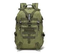 CINGHI LUSSO Military Backpack Mens 35L Backpack for Travelling Tactical Backpack Rucksack for Men School Bag Waterproof Backpack Survival Bag (Green)