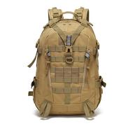 CINGHI LUSSO Military Backpack Mens 35L Backpack for Travelling Tactical Backpack Rucksack for Men School Bag Waterproof Backpack Survival Bag (Khaki)