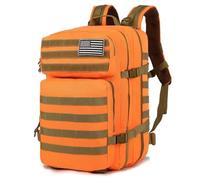 CINGHI LUSSO Outdoor Tactical Backpack Multifunction Large Capacity Tactical Rucksack Sports Mountaineering Camping Hiking Travel Backpacks (orange)