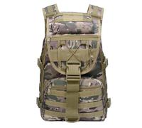 CINGHI LUSSO Tactical Backpack 35L Waterproof Backpack for Travelling Tool Backpack Mens Rucksack for Men Military Backpack Hiking Backpack (Camouflage)